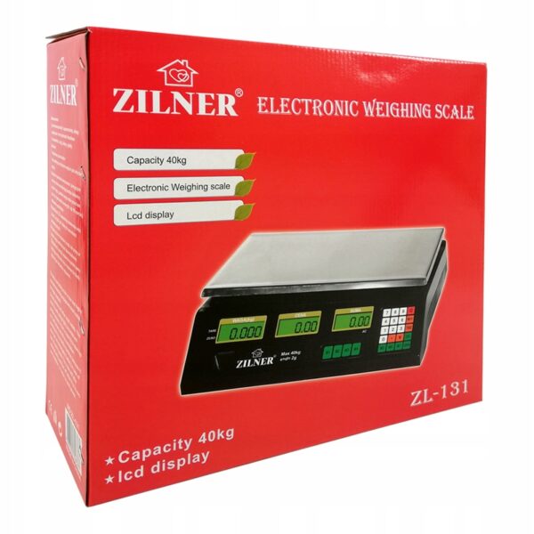 Elektroninės svarstyklės + akumuliatorius Zilner ZL-131-1
