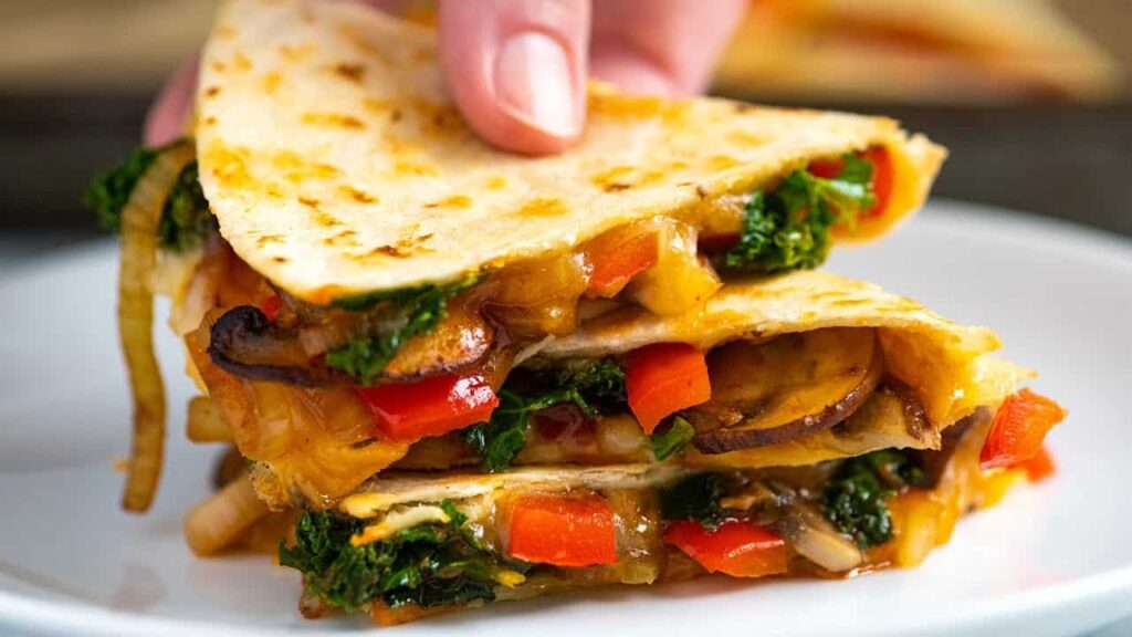 Mexikanische Quesadilla mit Hähnchen