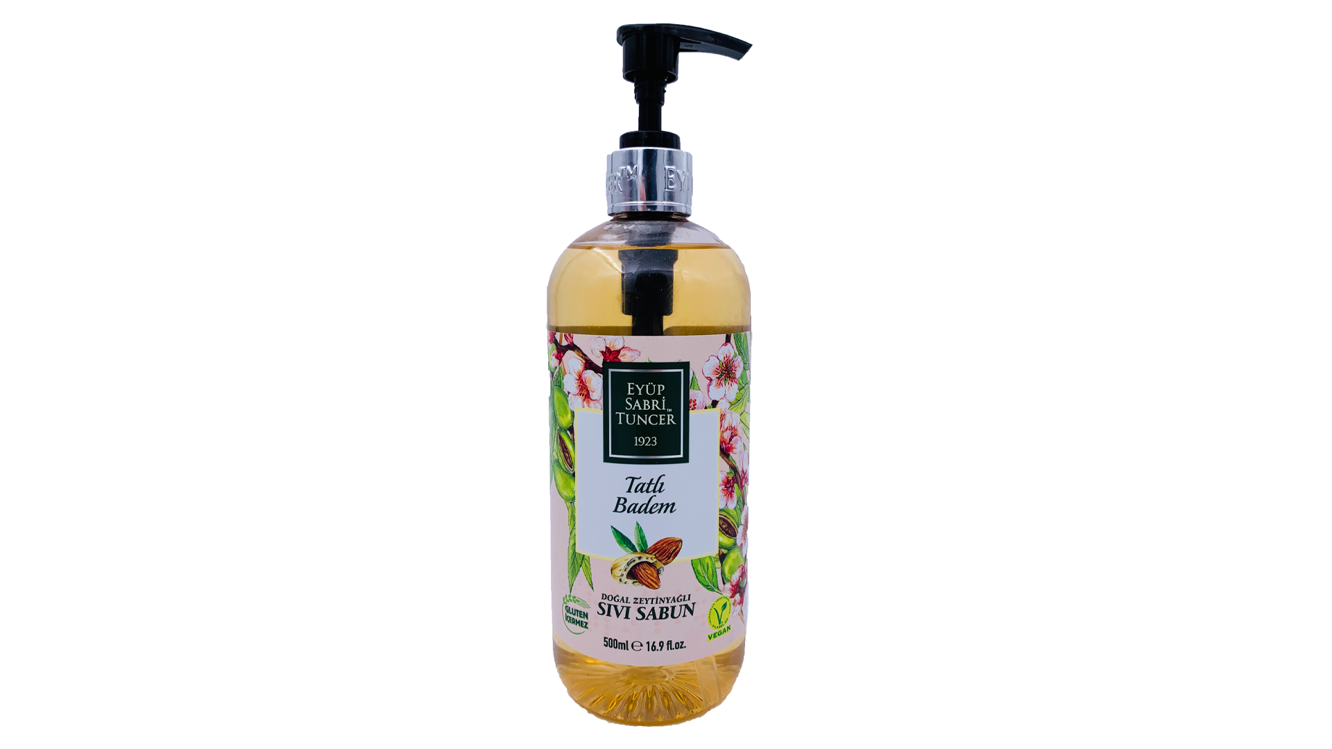 eyup-sabri-tuncer-skystas-muilas-su-migdolais Flüssigseife mit Mandelduft EYUP SABRI TUNCER, 500 ml – Bild 1