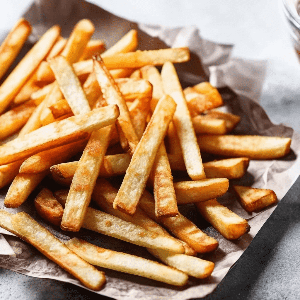 Knusprige Pommes aus der Heißluftfritteuse