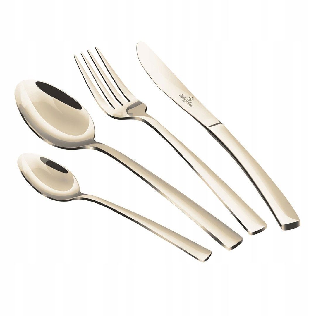 BH-3078-1 24 dalių stalo įrankių rinkinys Berlinger Haus BH-3078, blizgus šampano spalvos