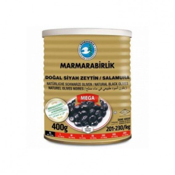 juodosios-alyvuoges-su-kauliukais-marmarabirlik-xl-mega-800-g-1 Schwarze Oliven mit Stein MARMARABIRLIK XL (MEGA), 800 g – Bild 1