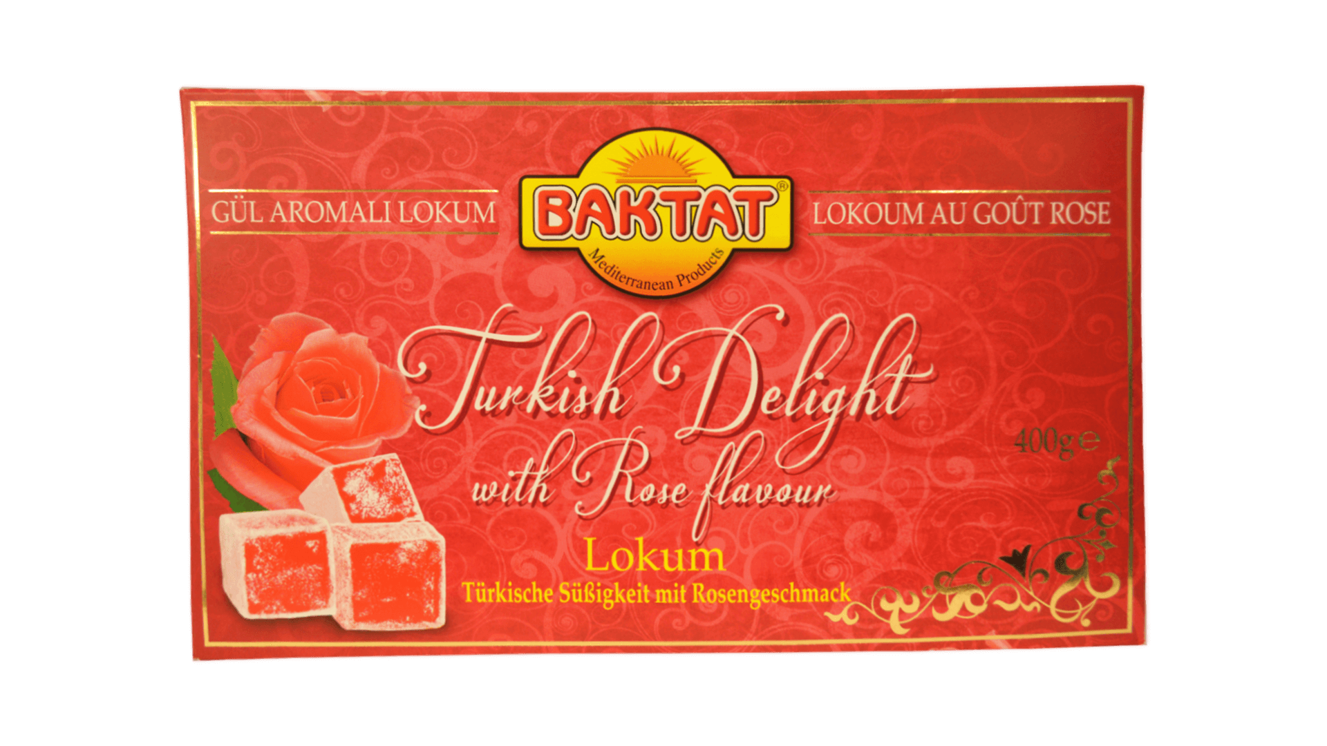 suntat-lokumas-roziu-skonio Lokum mit Rosengeschmack SUNTAT, 400 g – Bild 1