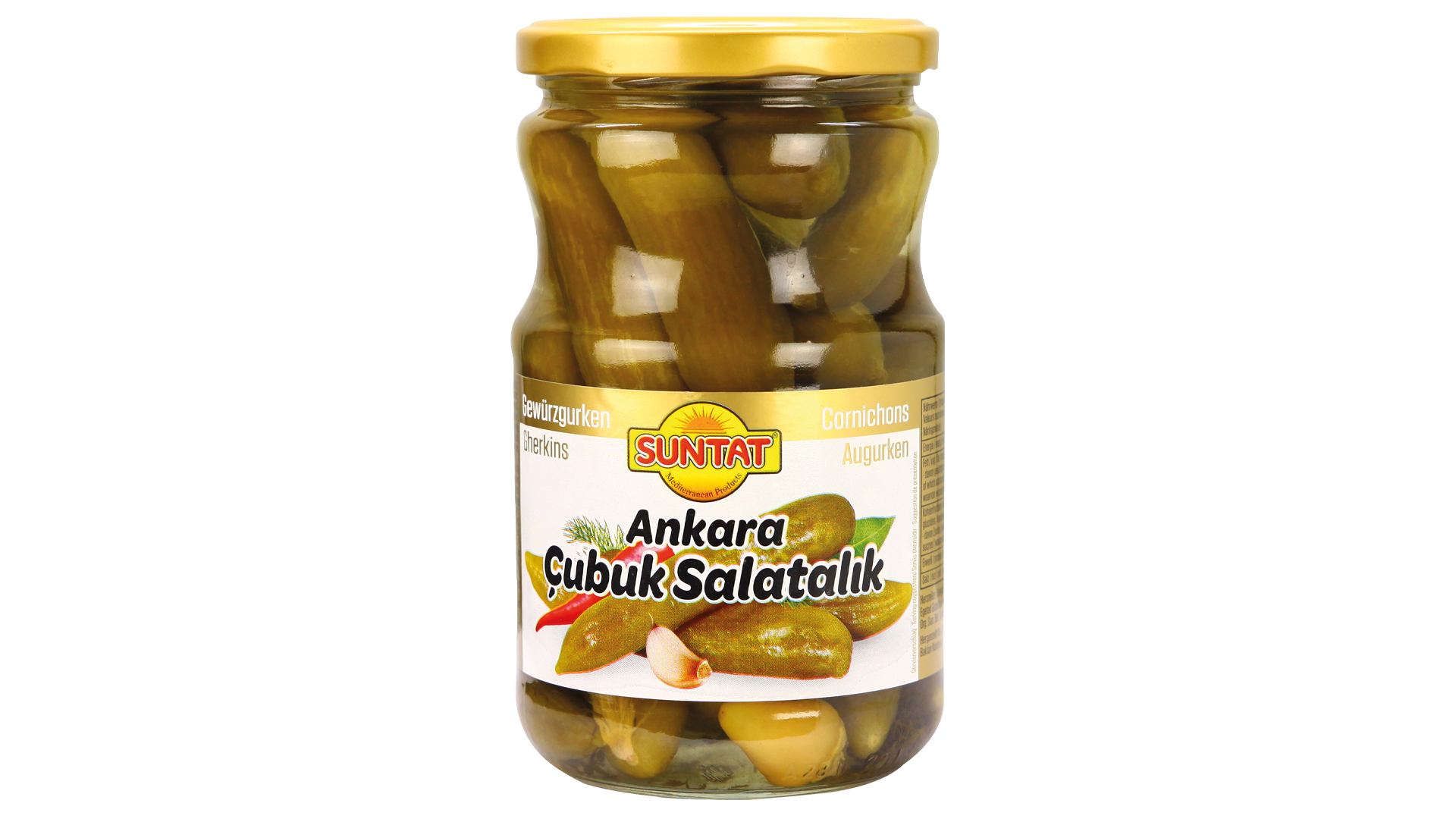 suntat-mar-agurkeliai-ankara-astrus Eingelegte scharfe Gurken Ankara SUNTAT, 690 g – Bild 1