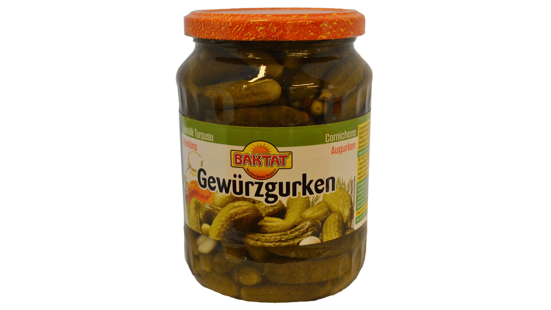 suntat-marinuoti-agurkeliai-kornisonai Eingelegte Cornichons SUNTAT, 680 g – Bild 1