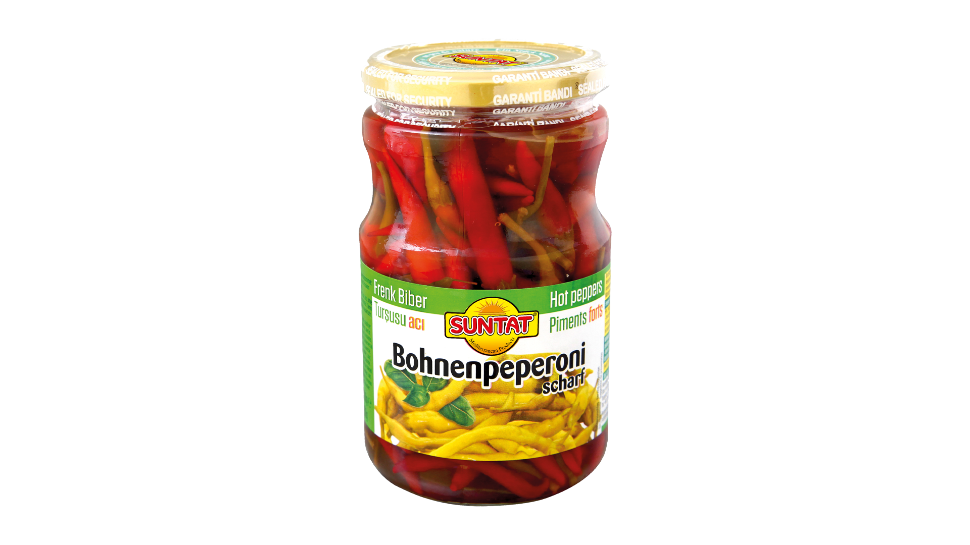 suntat-marinuoti-frenk-aitrieji-pipirai Marinierte scharfe Frenk-Paprika SUNTAT, 600 g – Bild 1