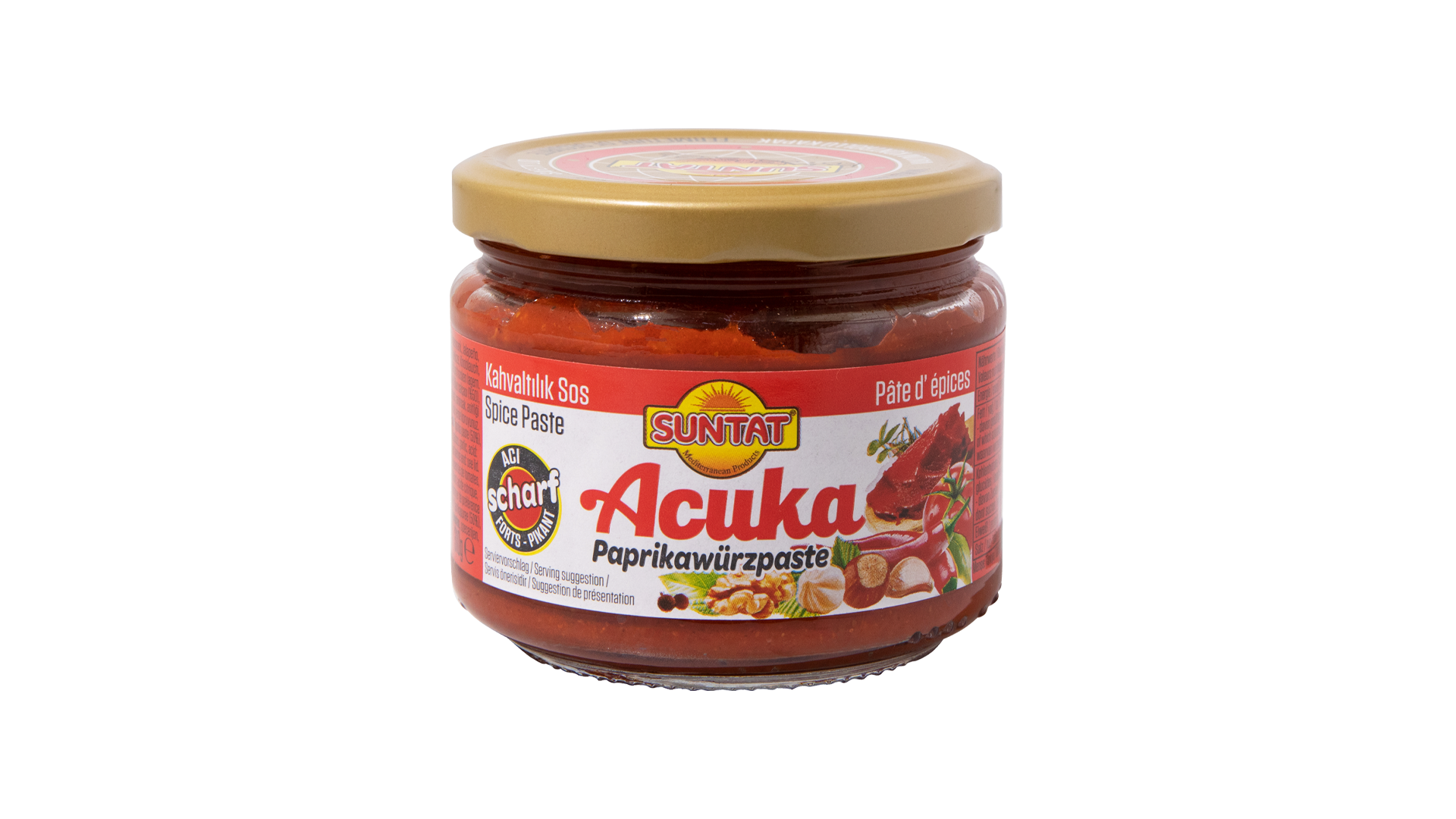 suntat-padazas-adzika-astrus Scharfe Sauce "Adžika" SUNTAT, 310 g – Bild 1