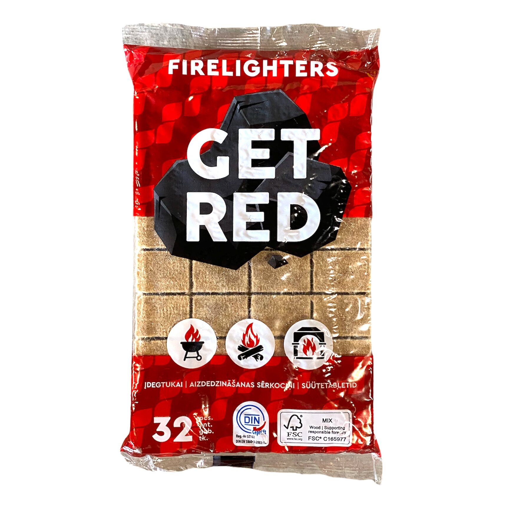 ugnies-idegtukai-get-red-32-vnt-1 Zündhölzer GET RED, 32 Stück. – Bild 1