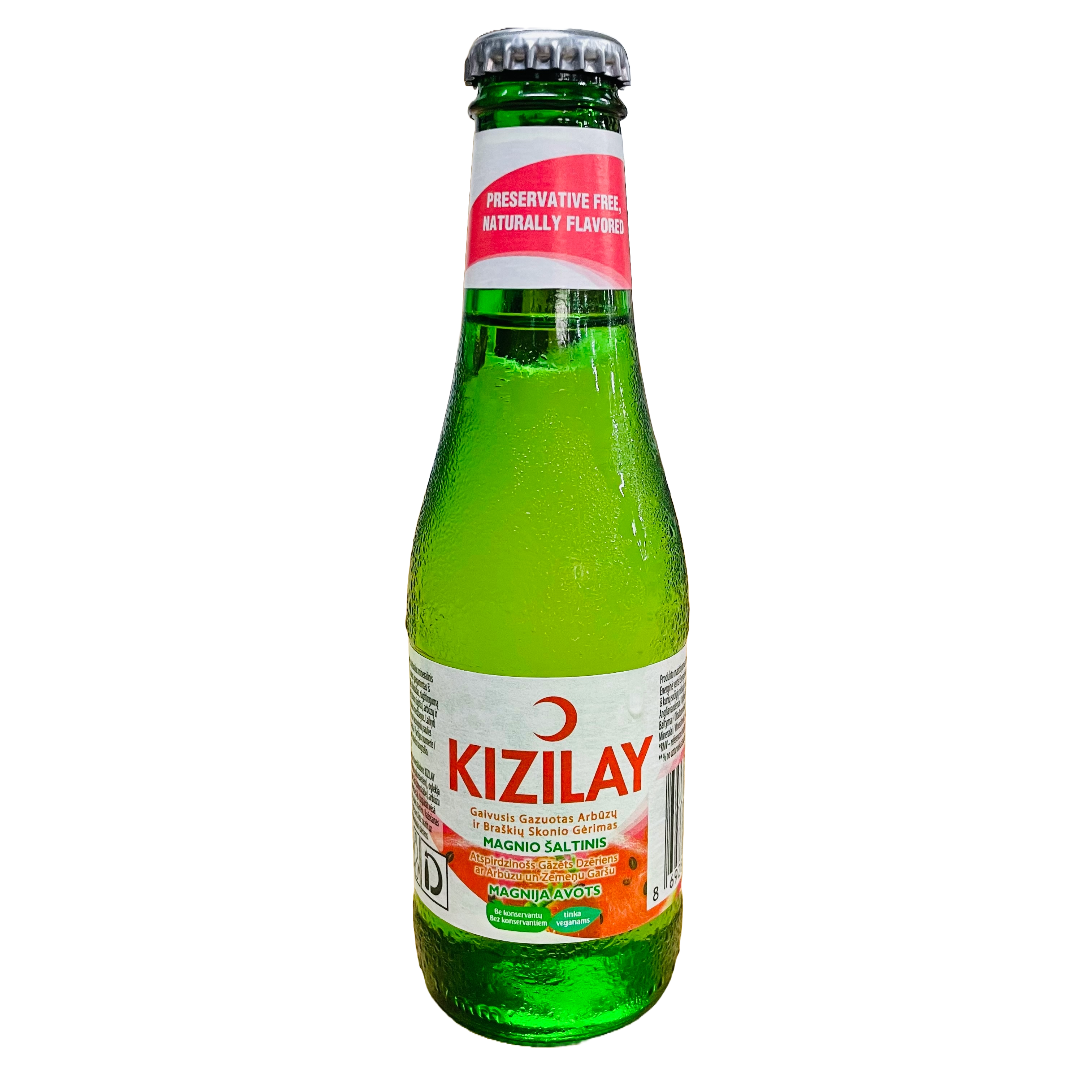 kizilay-arbuzu-ir-braskiu-sk-mineralinio-vandens-gerimas-1 KIZILAY Wassermelonen- und Erdbeergeschmack Getränk, 200ml – Bild 1