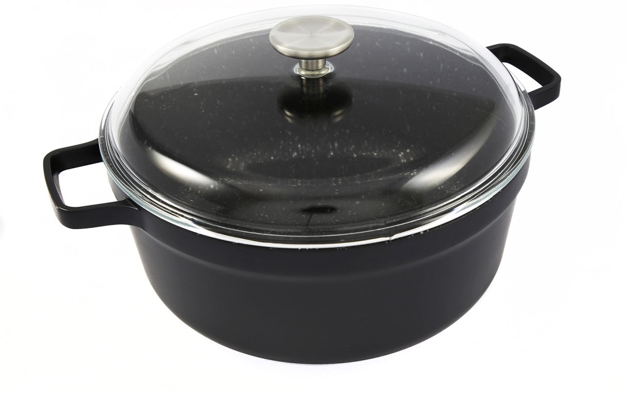 berghoff-2307311 BergHOFF Topf GEM 28 cm | 7,3 L, Mit abnehmbarem Griff, Geeignet für den Backofen – Bild 1