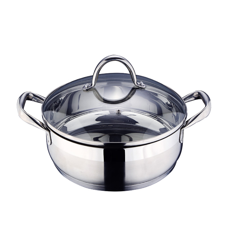 bg-6530-puodas Bergner Topf GOURMET 28 cm | 8 L, Edelstahl – Bild 1