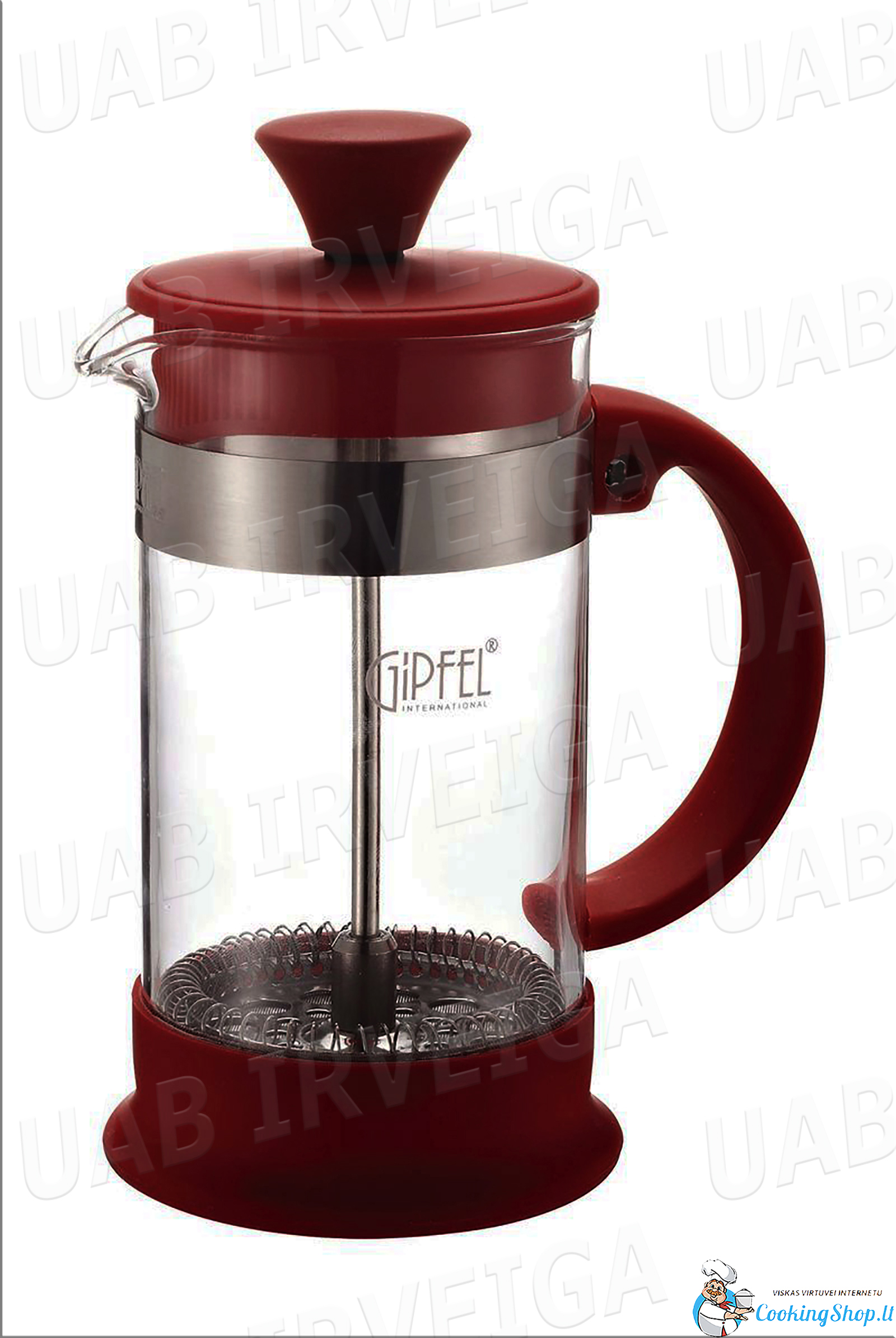 7199-копия GIPFEL Kaffeebereiter mit Stempel OCTE | 850 ml, Borosilikatglas – Bild 1