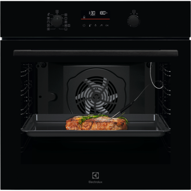 250213h8kv Orkaitė Electrolux 6000 AirFry mit Pyrolyse | A+ Klasse, Fleischthermometer – Bild 1