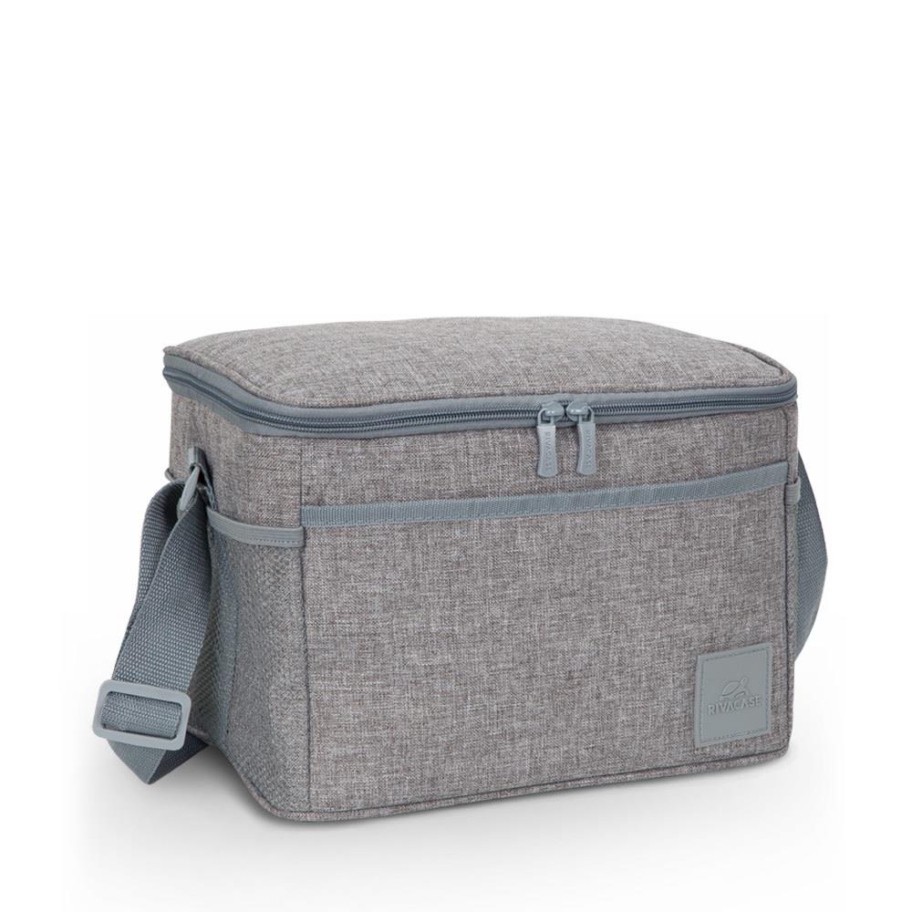 78d48f27-864c-463b-b9b0-647c37489edb RIVACASE Kühlbox Torngat 5712, 11 L, Grau | Wasserabweisend, 4 Taschen – Bild 1