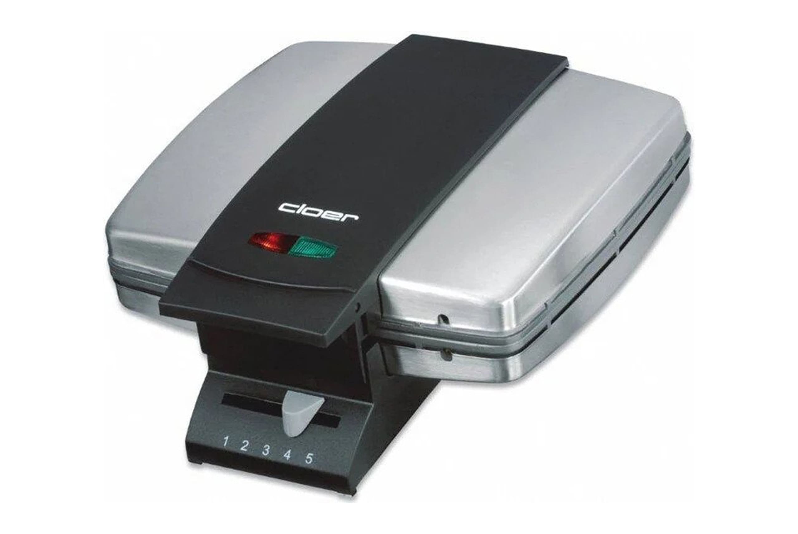 Vafline-Cloer-CLO1431-1 Zimtwaffelautomat Cloer CLO1431 | 930W, für 9 Waffeln, Edelstahl – Bild 1