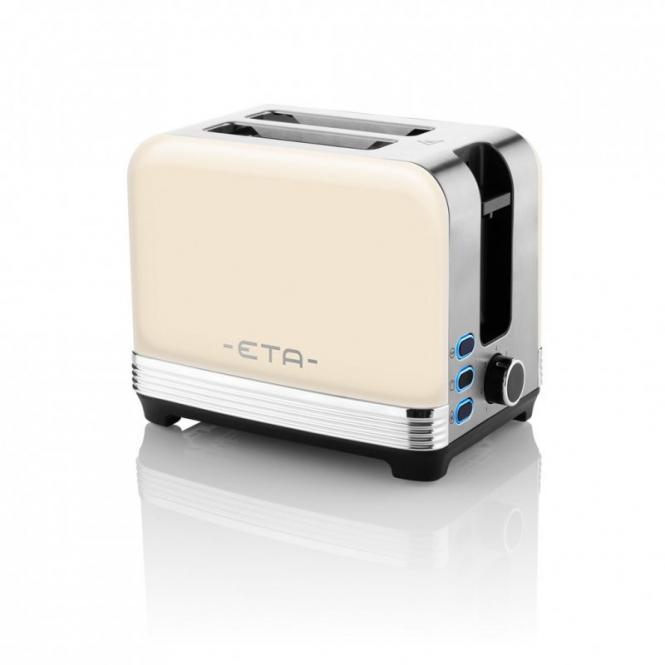 eta916690040_1 Retro-Toaster ETA STORIO | Creme-Farben, für 2 Scheiben – Bild 1