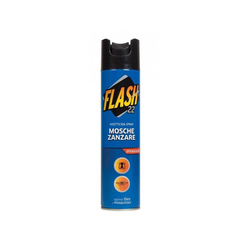 flash-skraidantiems-ir-ropojantiems-vabzdziams-atbaidyti-400ml FLASH Aerosol gegen Insekten, 400ml | Gegen fliegende und kriechende Insekten – Bild 1