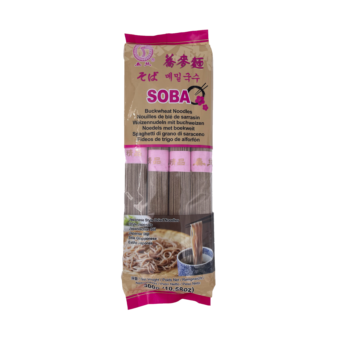grikiu-makaronai-soba-300-g-1 Buchweizennudeln SOBA, 300 g – Bild 1