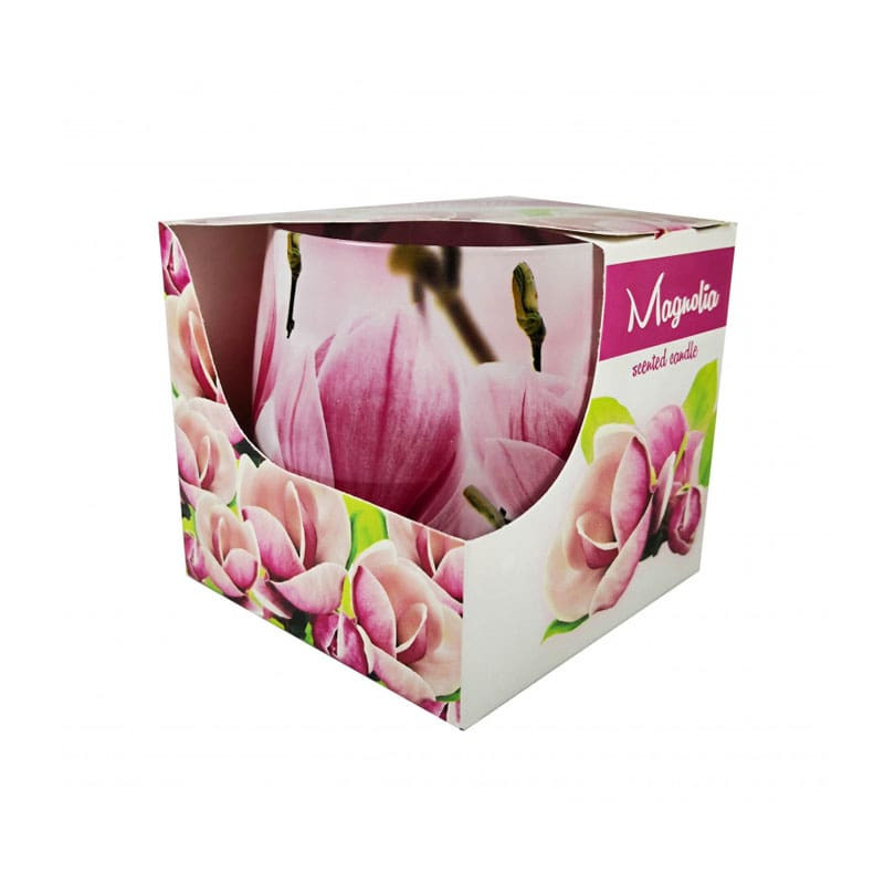 kvepianti-zvake-stikliniame-indelyje-magnolia Duftkerze im Glas "Magnolie" | Frischer Blumenduft – Bild 1
