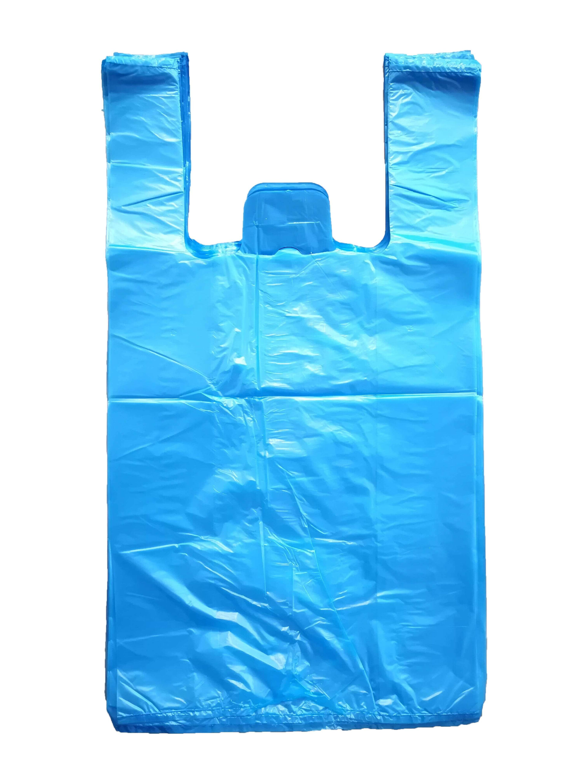 maiseliai-su-rankenomis-25-45-stiprus-100-vienetu Einkaufstüten mit Griffen 25x45 cm, 100 Stk. | Stark, HDPE – Bild 1