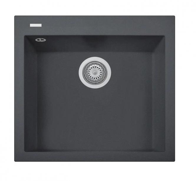 on5610_tamsiaipilkabetono Steinmasse Spüle Plados-Telma Cube | Mit ARIAPURA Technologie, Grau – Bild 1