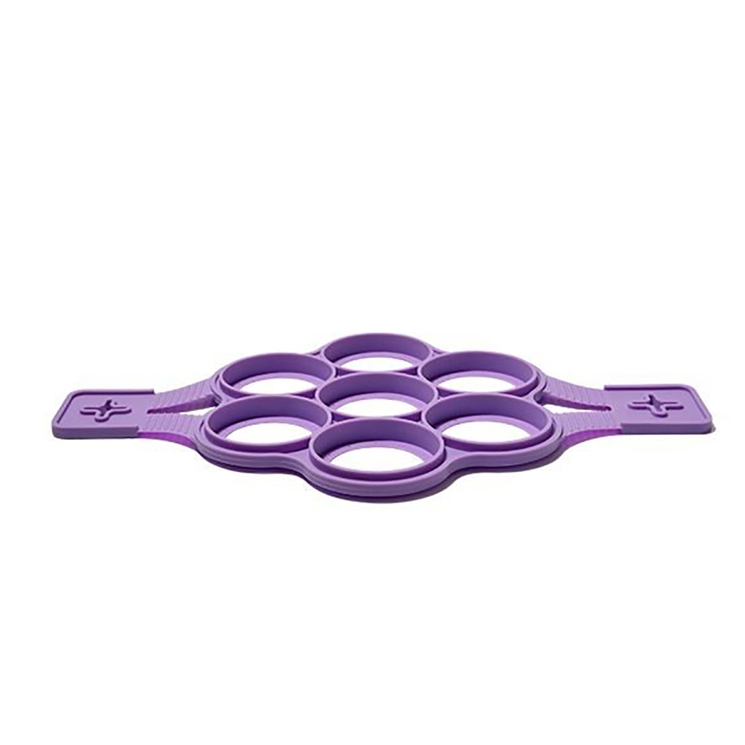 silikonine-forma-blynams-fissman-8728 Fissman Silikonform für Pfannkuchen und Spiegeleier | 7 Fächer – Bild 1