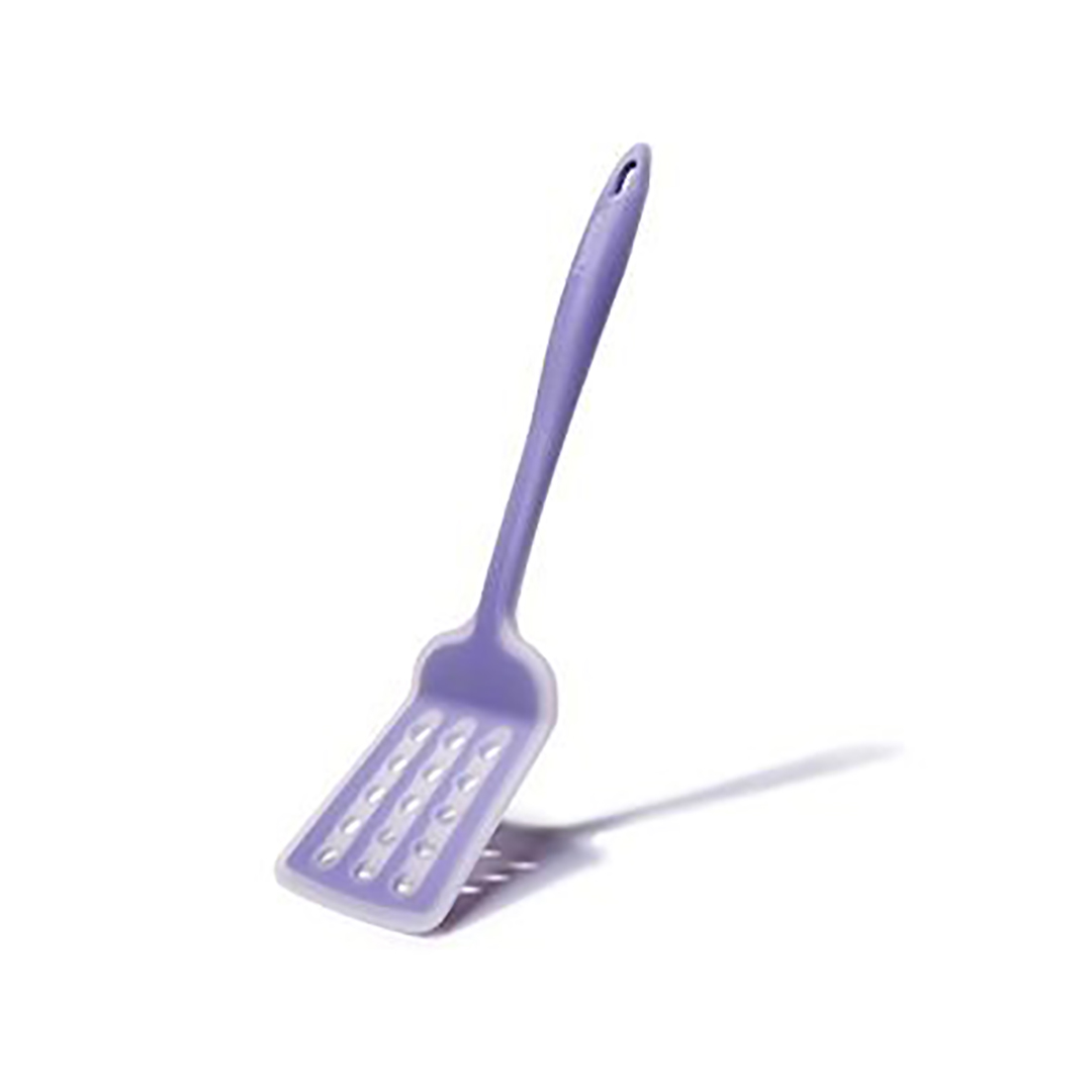 silikonine-mentele-fissman-1417 Fissman Silikon-Pfannenwender mit Schlitzen MAURIS | 30 cm, Hitzebeständig – Bild 1