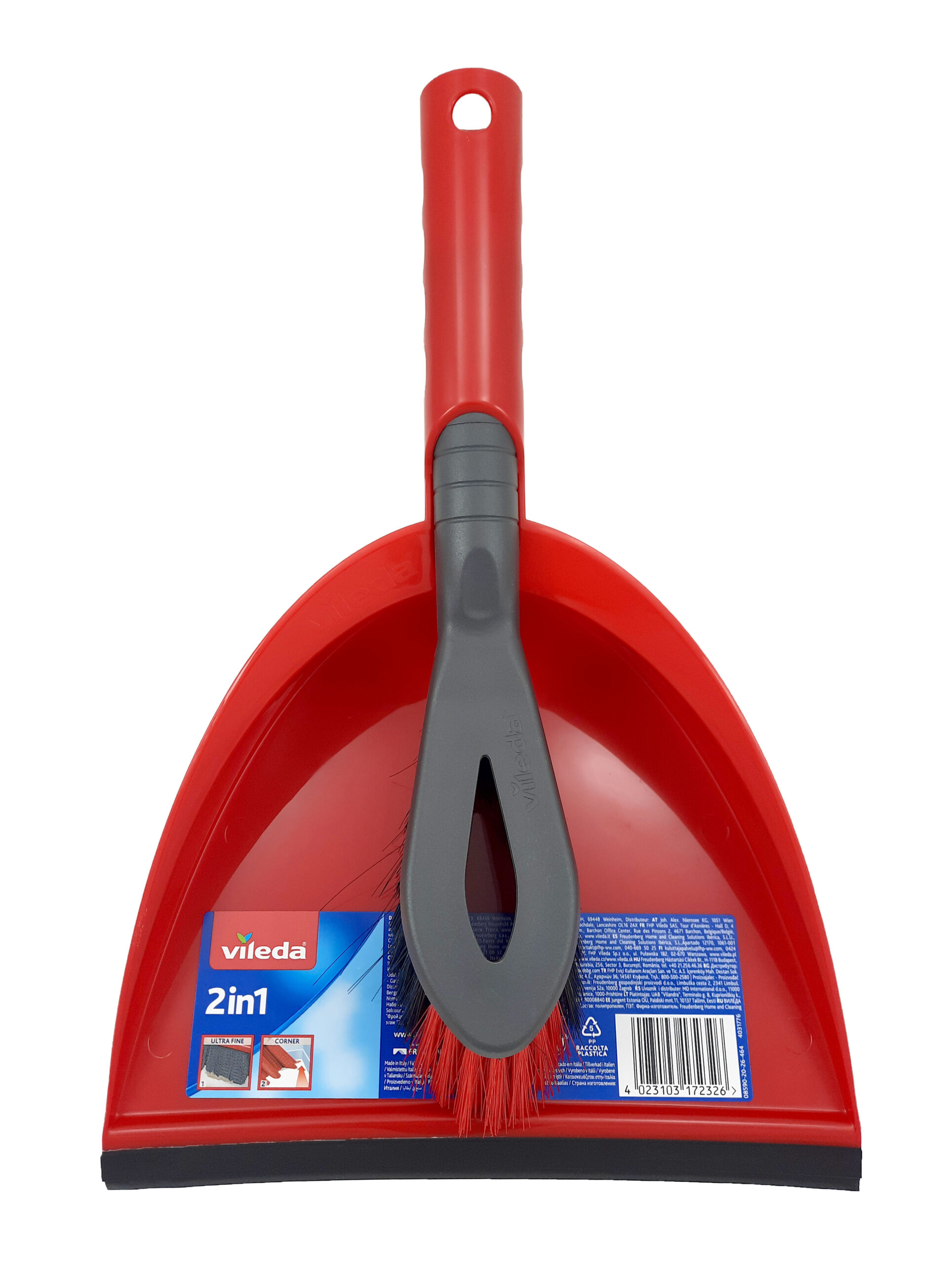 sluotele-ir-semtuvelis-vileda-2in1 Vileda Kehrgarnitur 2in1 | Mit zwei Arten von Borsten – Bild 1