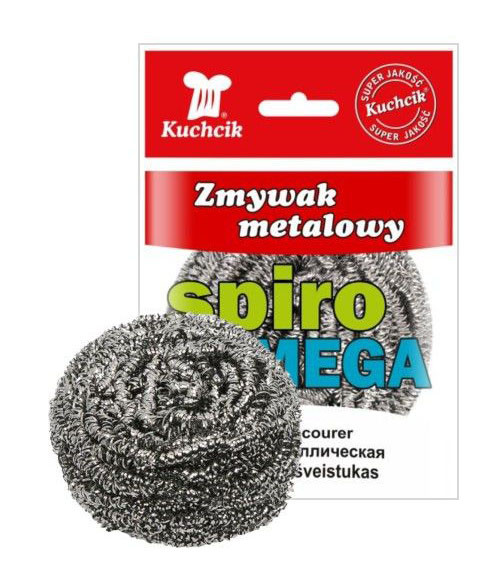 spiralinis-sveistukas-metalinis-kuchcik-mega-1vnt Metall-Spiralschwamm KUCHCIK MEGA | Edelstahl, groß – Bild 1