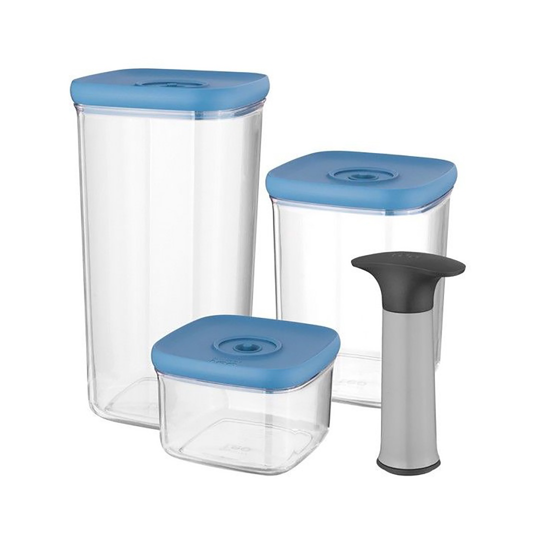 vakuminiu-konteineriu-rinkinys-berghoff-3950128 BergHOFF Vakuumbehälter Set LEO (4-teilig) | Für längere Frische – Bild 1