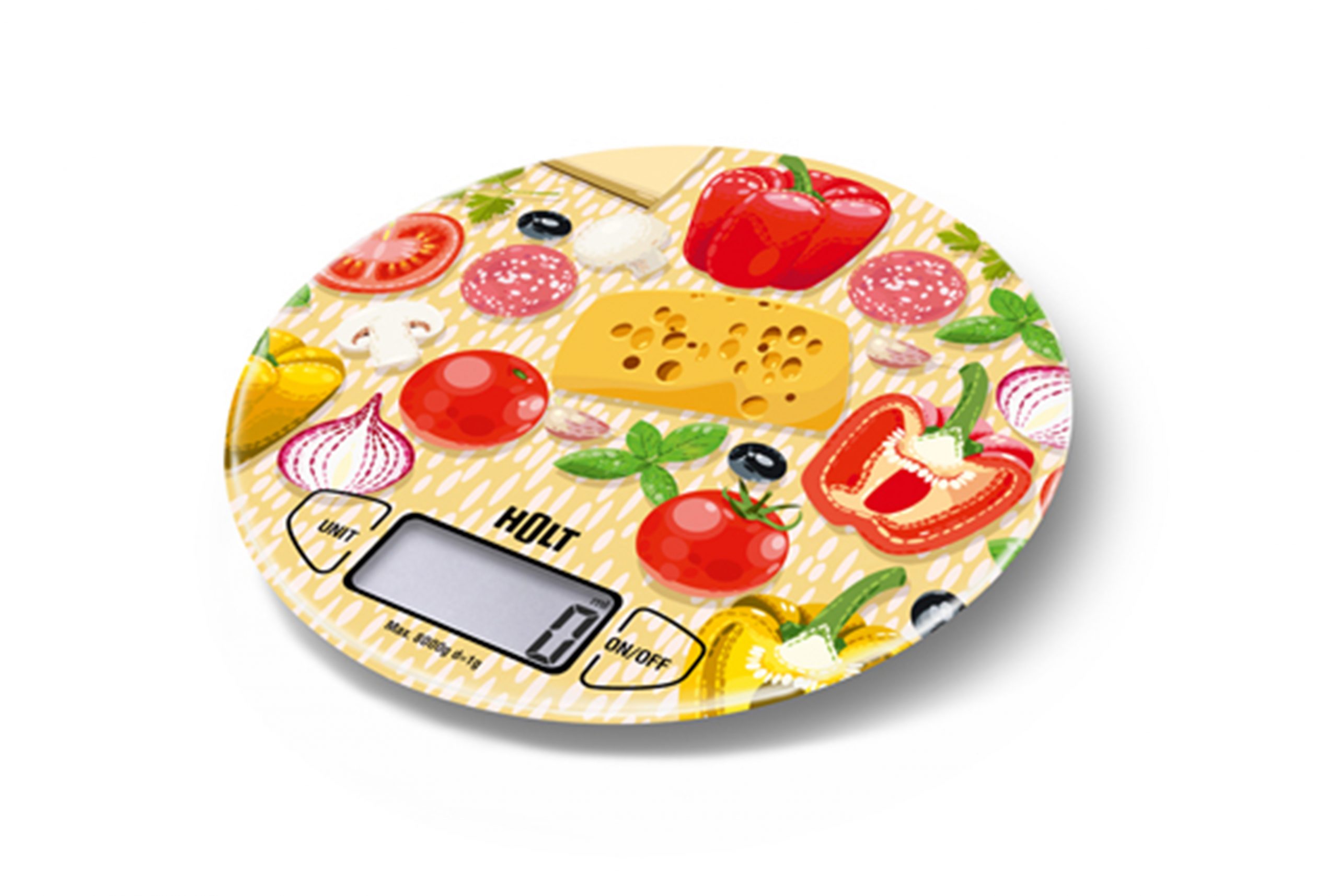 virtuvines-svarstykles-holt-ht-ks-003-vegetables-2-1-scaled HOLT Küchenwaage HT-KS-003 Gemüse | Bis zu 8kg, 1g Genauigkeit, Tara-Funktion – Bild 1