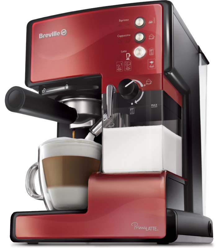 01_BRVCF046X BREVILLE PrimaLATTE Manueller Kaffeeautomat BRVCF046X | 15 Bar, Automatischer Cappuccino, Geeignet für ESE-Pads – Bild 1