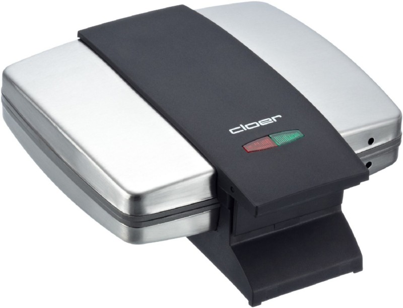 01_CLO6235 CLOER Sandwichmaker CLO6235 | 930 W, Muschelform, 3-stufiger Verschluss, Edelstahl – Bild 1