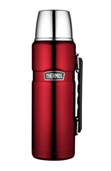 01_THSK2010CR THERMOS Thermoskanne THSK2010CR 1.2 L | Rot, Hält Hitze und Kälte 24 Stunden, Unzerbrechlich – Bild 1