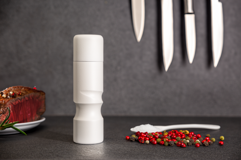 04_ZY438GRW ZYLE Gewürzmühle ZY438GRW | 20 cm, "CrushGrind" Keramikmahlwerk, Einstellbare Mahlstärke – Bild 1