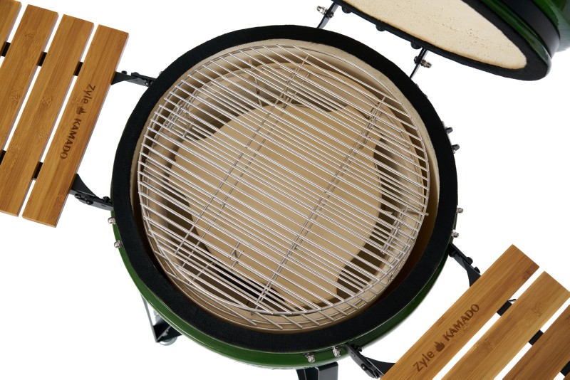 05_ZY22GRSET ZYLE Kamado Grill ZY22GRSET | 56 cm (22 Zoll), LEBENSLANGE GARANTIE, Komplettes Zubehörset – Bild 1