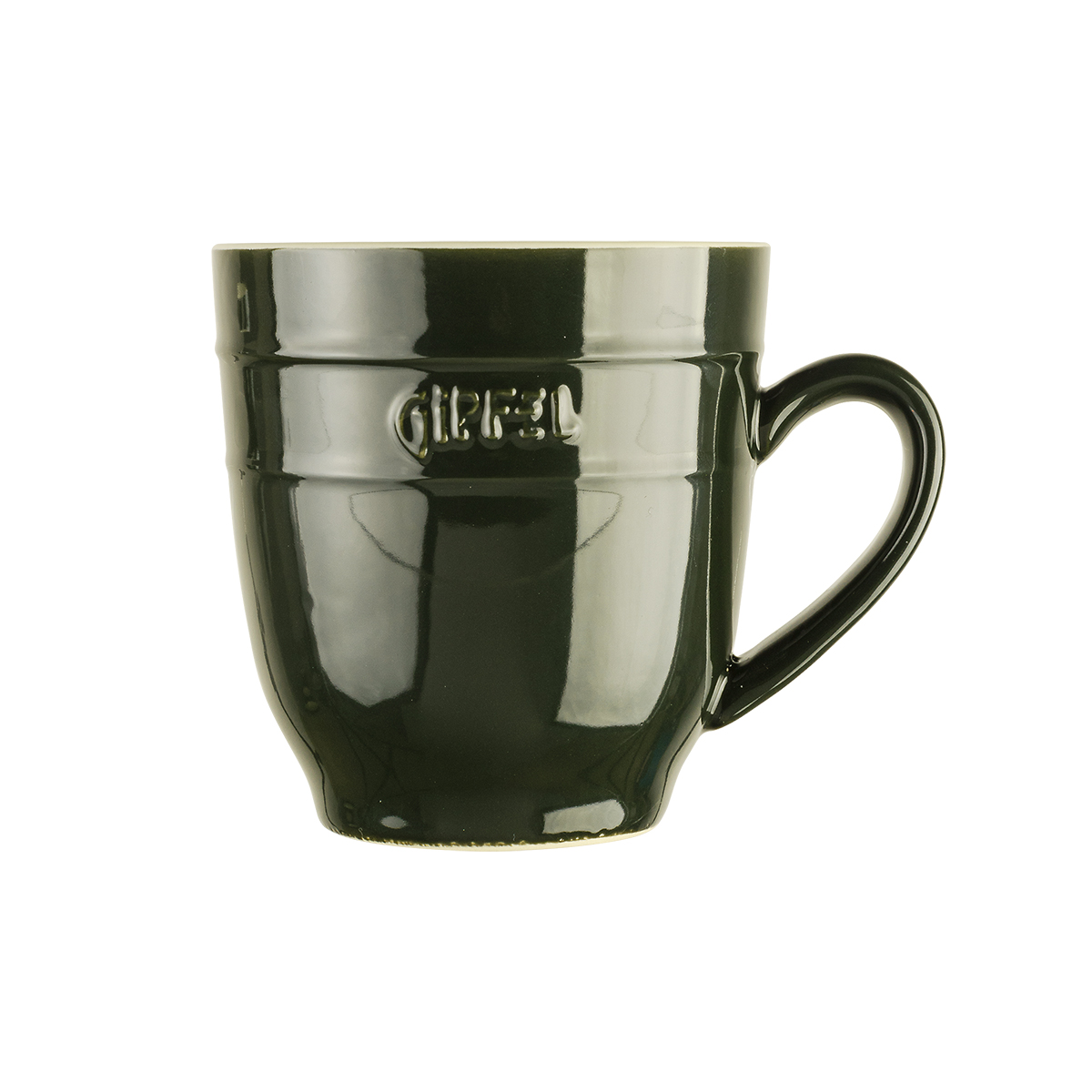 5ixwl9l2wzvzcu1qbq6i39trw3knh2f8 GIPFEL Keraminis puodelis Majolica 3925 | 250 ml, Tamsiai žalias, Ilgai išlaiko šilumą