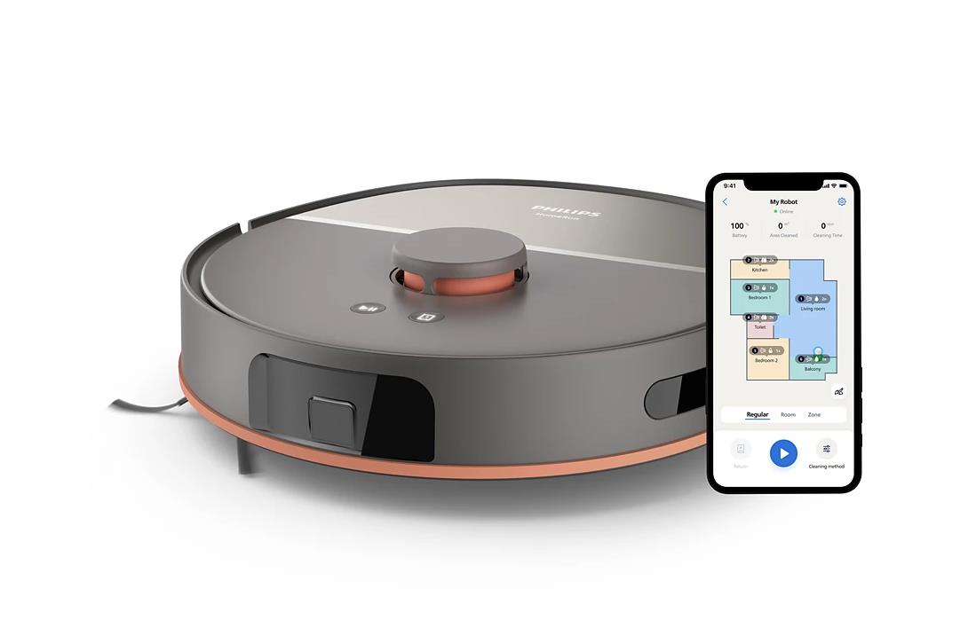 76d489f9-472c-4322-805e-a988237b3a08 Philips Saugroboter XU5000/10 | 10000 Pa, Saugen und Wischen, LDS Navigation – Bild 1