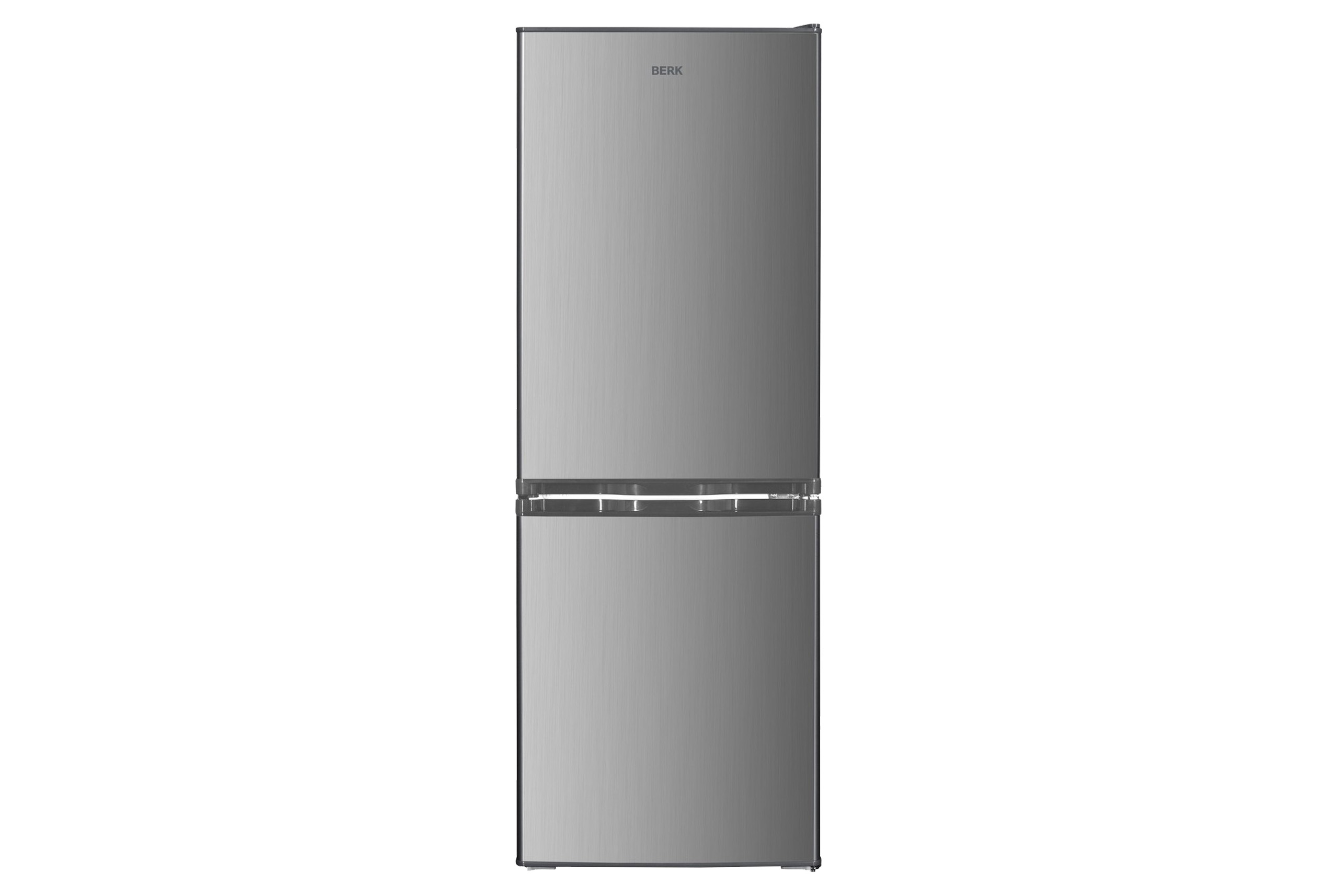 BERK-BRC-15551s-1 BERK Kühlschrank BRC-15551 S | 207 L, Edelstahlfarbe, Energieeffizienzklasse E, Antibakterielle Beschichtung – Bild 1
