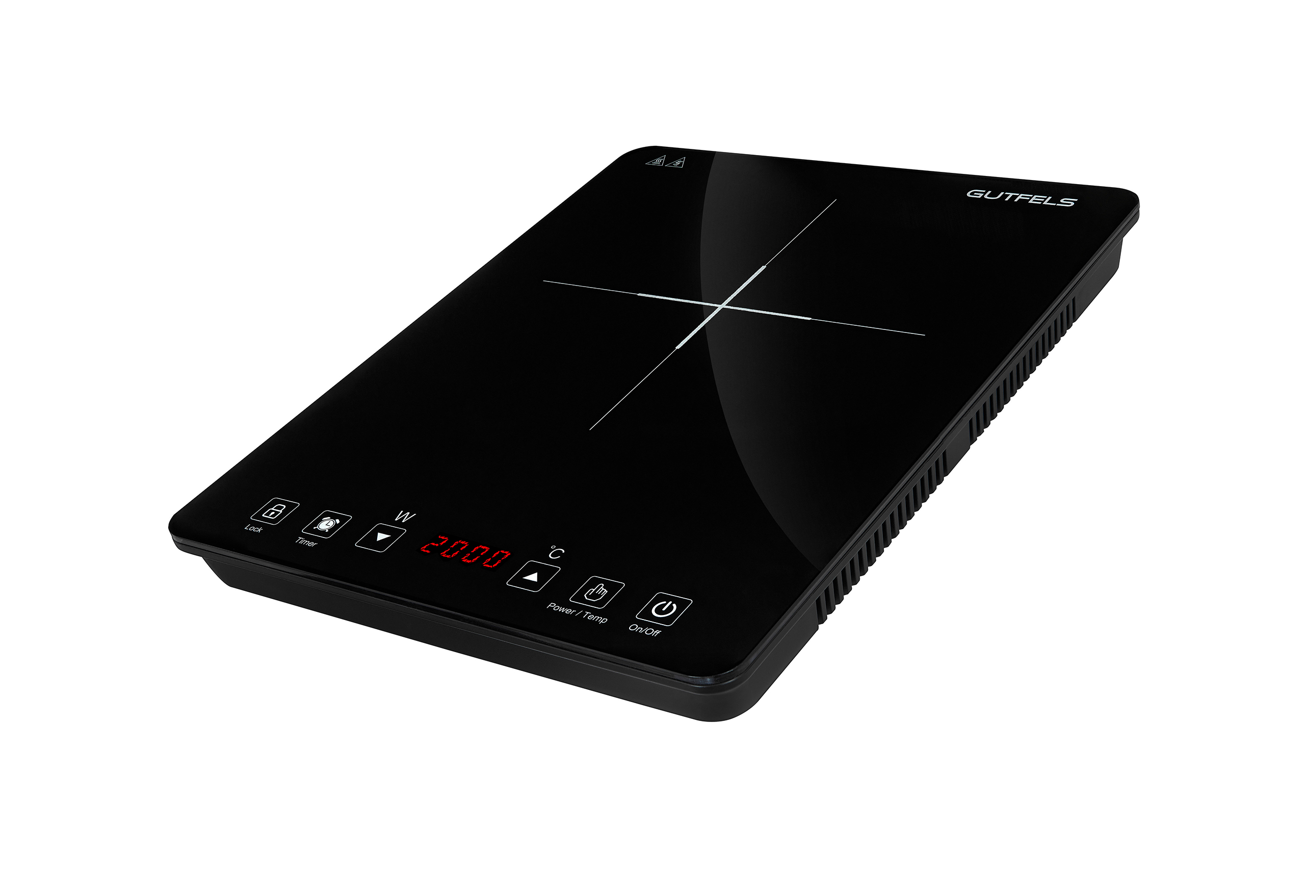 Indukcine-Mini-Kaitlente-GUTFELS-INDUC-2010-2 Gutfels Mini-Induktionskochfeld INDUK 2010 | 1 Kochfeld, 2000 W, Tragbar – Bild 1