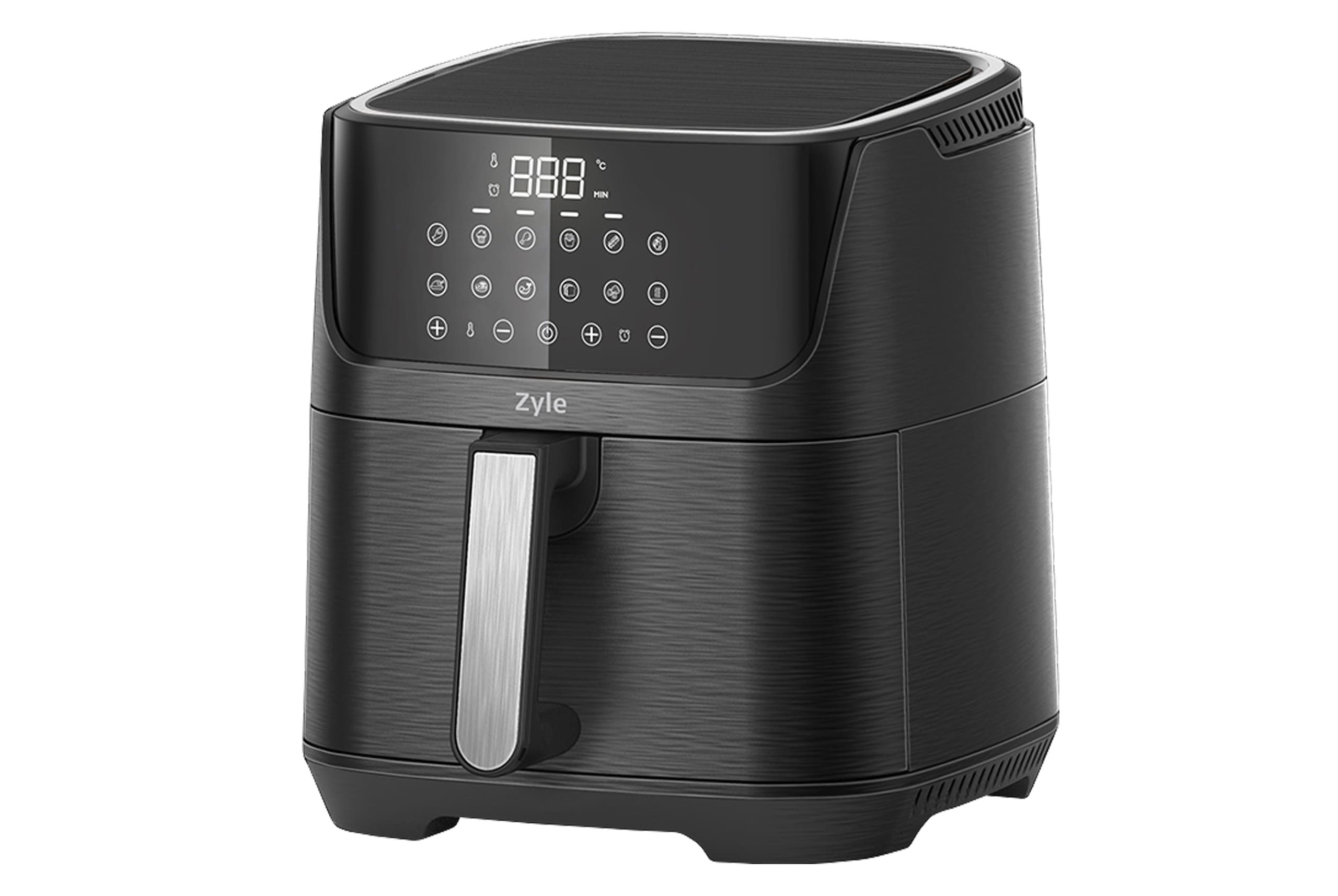 Karsto-oro-gruzdintuve-ZY885SAF ZYLE Heißluftfritteuse ZY885SAF | 1800 W, 7 L Fassungsvermögen, 12 Programme, LED-Touchscreen – Bild 1