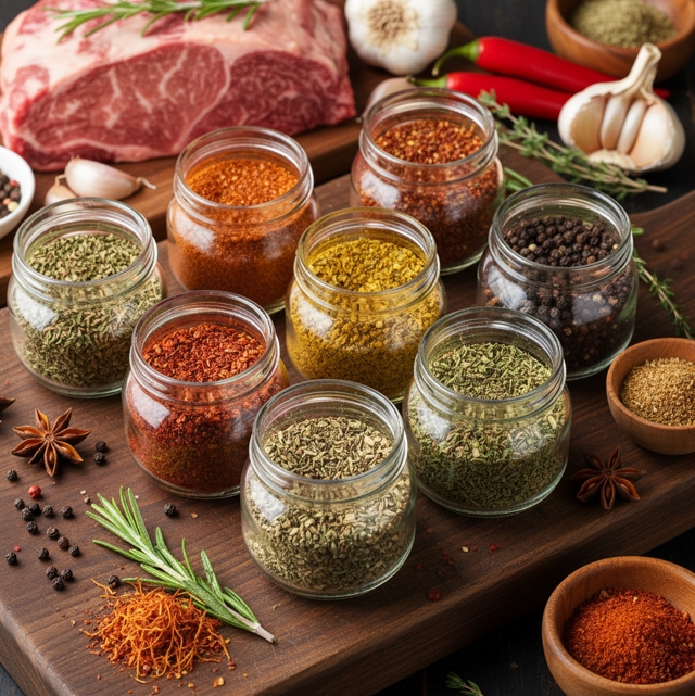 Gewürze für Fleisch und Geflügel