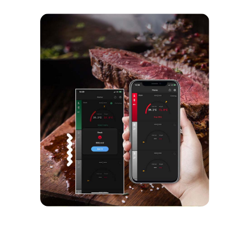 Screenshot_3 Belaidis Griliaus Termometras CXL002 | Bluetooth 5.2, 6 Zondai, 30 m Veikimo Diapozonas