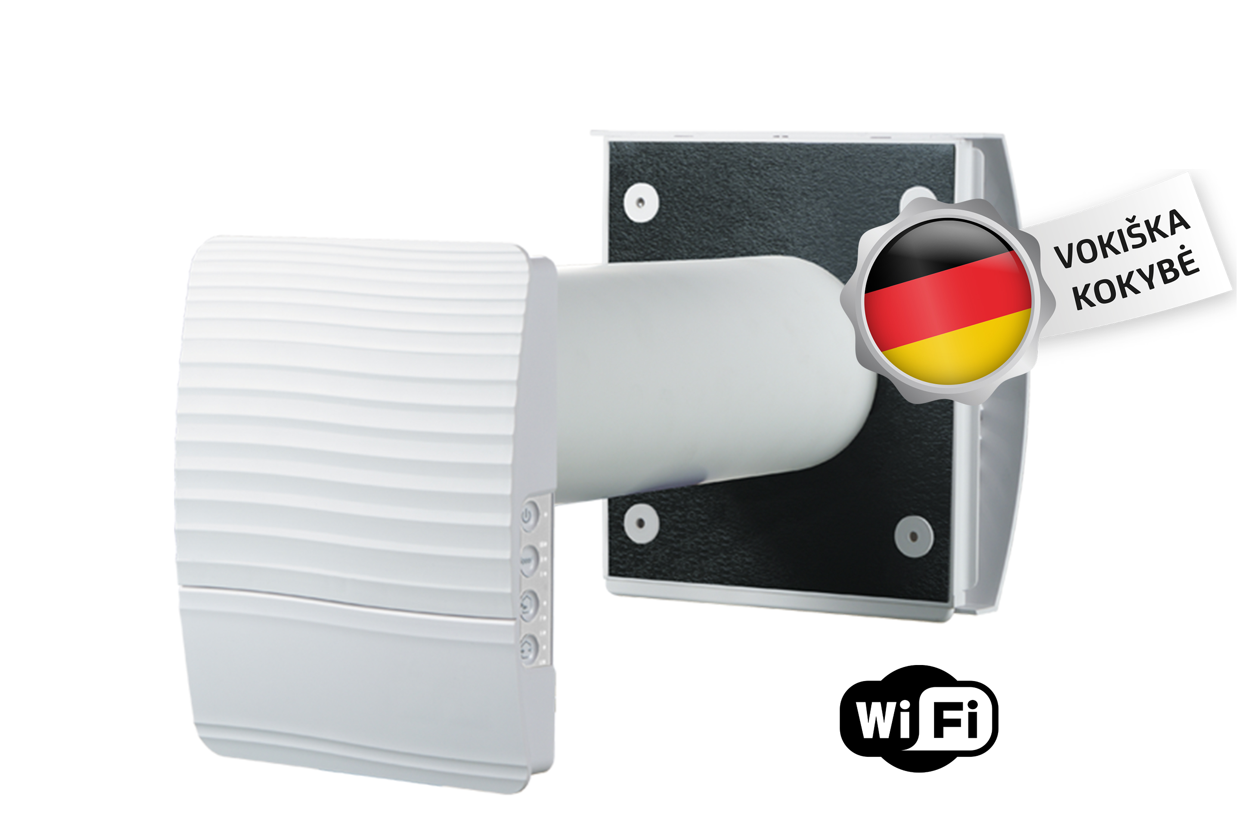 Sieninis-Mini-Rekuperatorius-Vlano-TwinFresh-Expert-RW-30-14-V.2-su-WI-FI-1 Vents Mini-Rekuperator TwinFresh Expert RW-30-14 V.2 | WI-FI Steuerung, 85% Wärmerückgewinnung – Bild 1