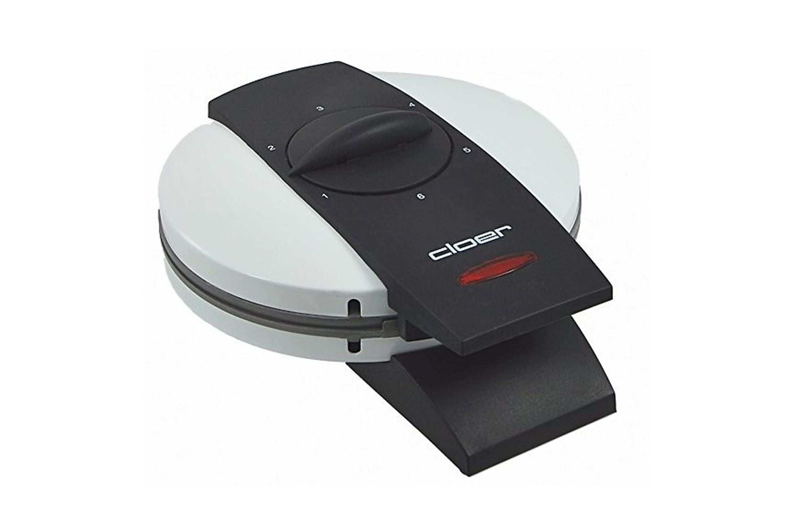 Vafline-Cloer-CLO0261-1 CLOER Waffeleisen CL00261 | 800 W, Dünne und knusprige Waffeln, Einstellbarer Bräunungsgrad, Weißes Metall – Bild 1