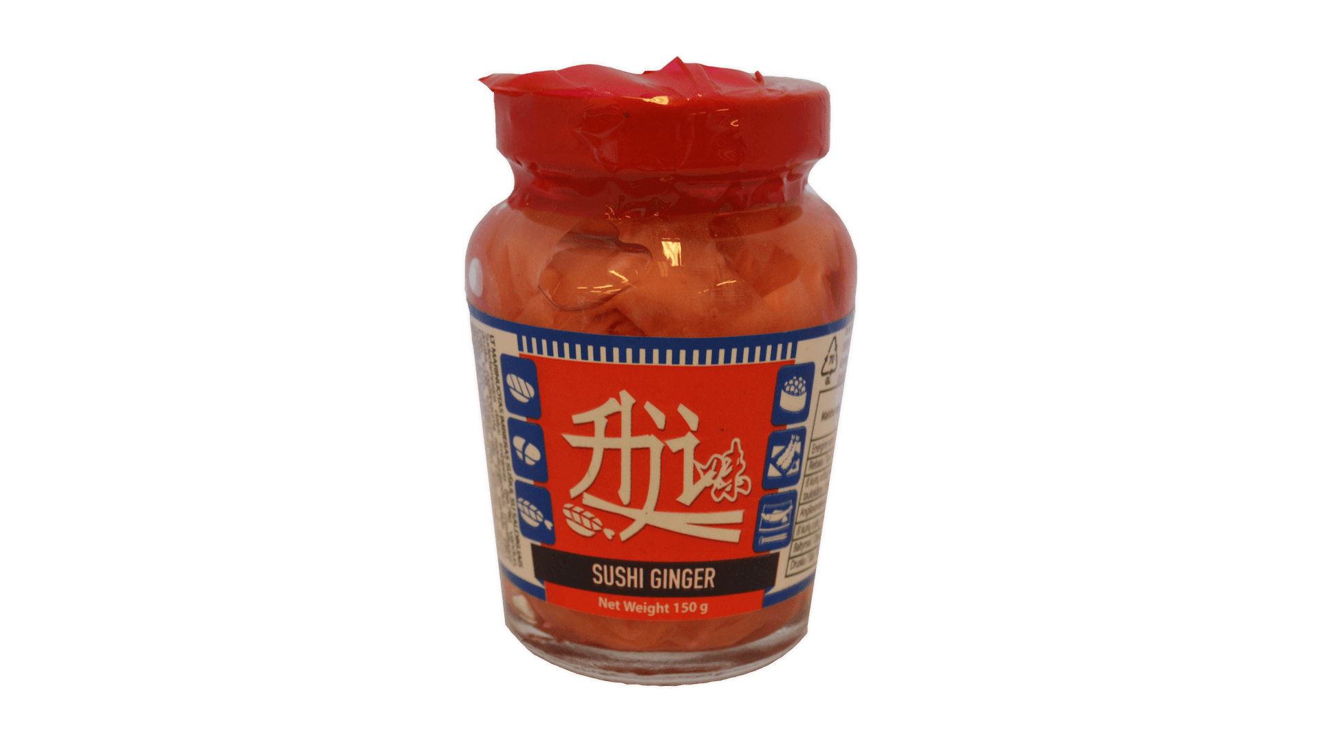 aji-marinuotas-imbieras-stikle-150g Marinierter Ingwer im Glas AJI, 150 g – Bild 1