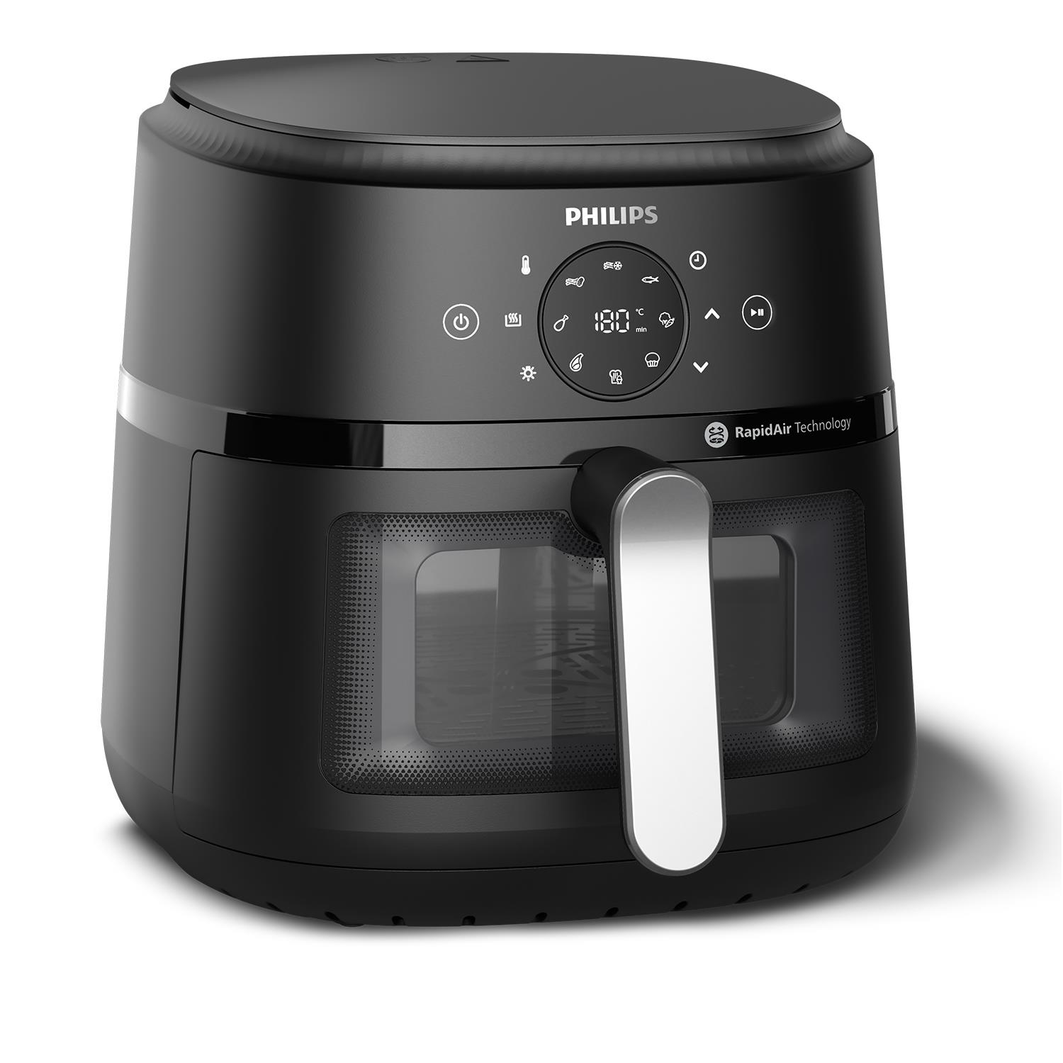 c78a64df-b9ea-4bef-83c6-d9ee7719de86 Philips Airfryer XXL NA231/00 Serie 2000 | 6,2 L, 1700 W, Mit Fenster, Silber – Bild 1
