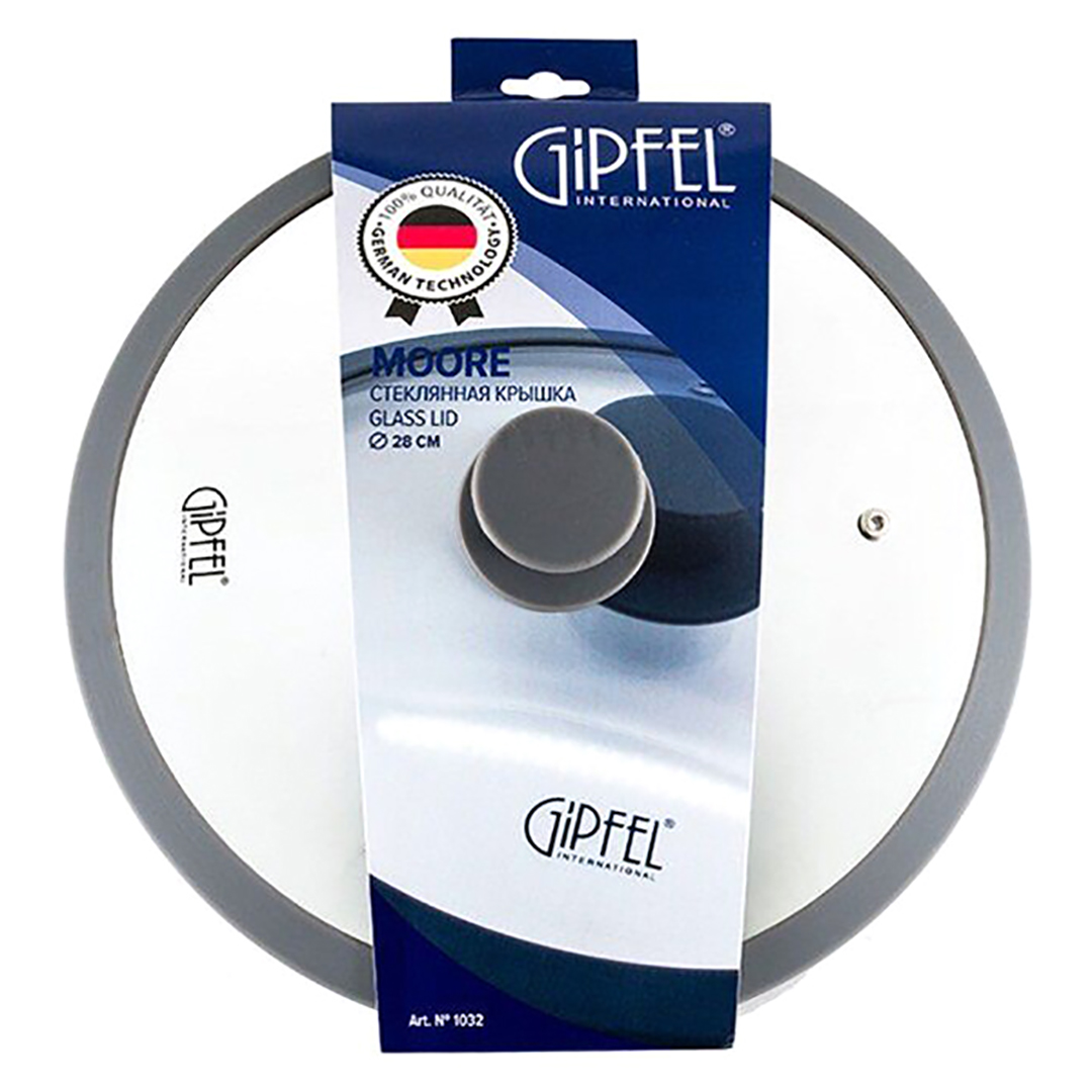 dangtis-gipfel-1032-1 GIPFEL Glasdeckel 1028 | 28 cm, Silikonrand, Ofenfest – Bild 1