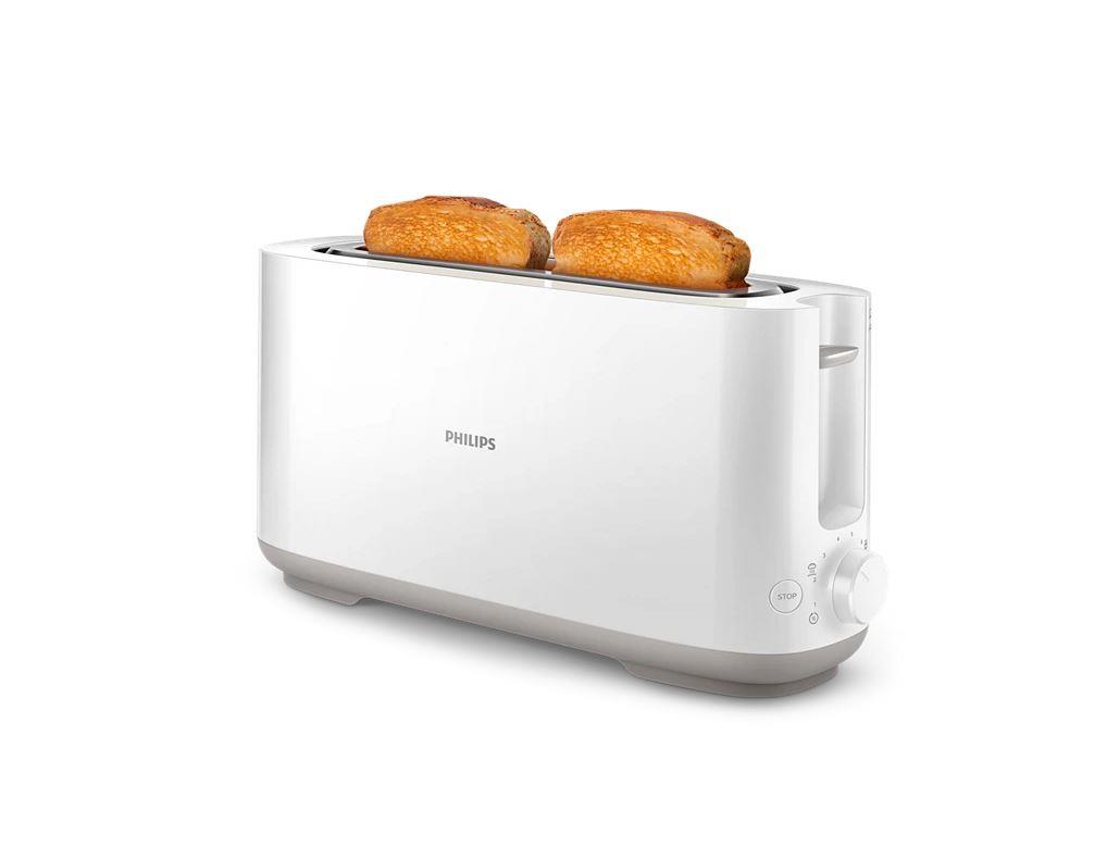 f163f470-d379-4580-8ab6-da0946299f6a Philips Toaster HD2590/00, 950 W, Langer Schlitz | 8 Einstellungen, Weiß – Bild 1