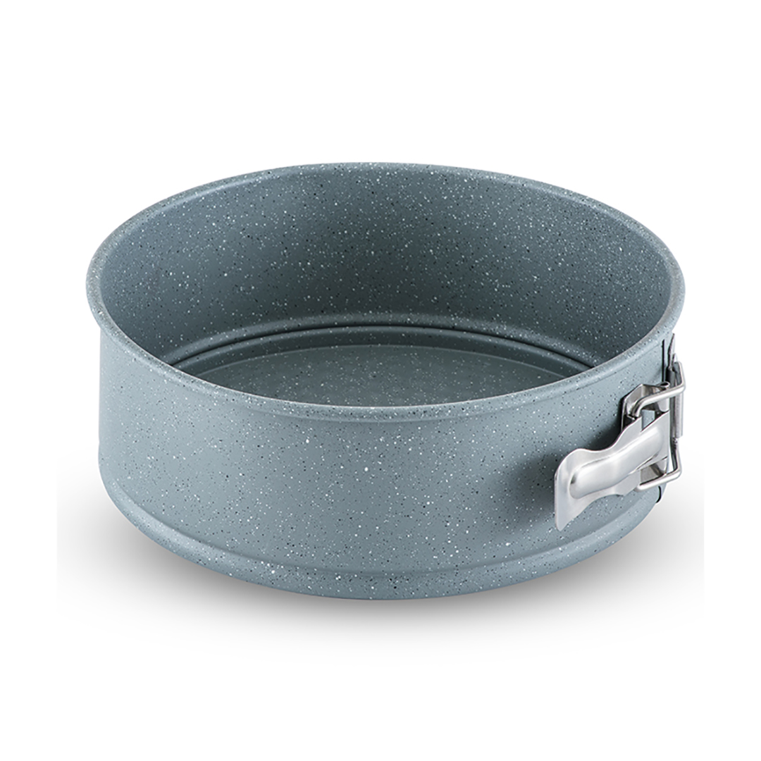 gipfel-0369 GIPFEL Runde Backform MARBLE 0369 | 20x7 cm, Karbonstahl, Antihaftbeschichtung – Bild 1